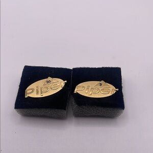 Piper Gold Brooch Set‎ 5 and 30 year